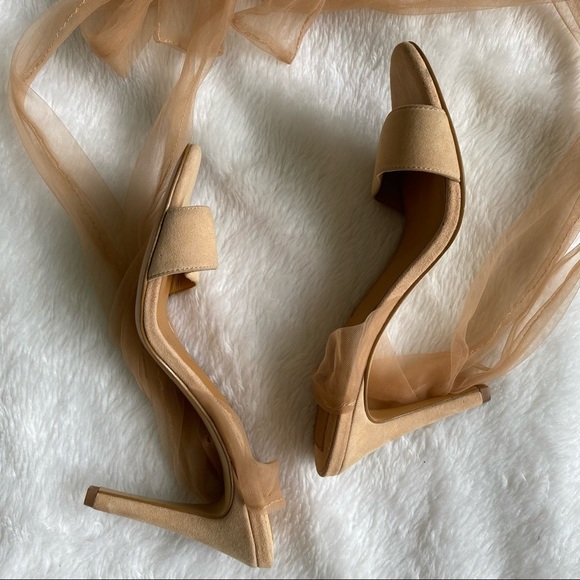 JAGGAR | Aura Suede Leather Lace Up Heels - Picture 13 of 16